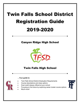 Twin Falls School District Registration Guide 2019-2020