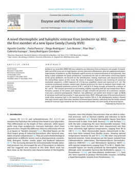 A Novel Thermophilic and Halophilic Esterase from Janibacter Sp