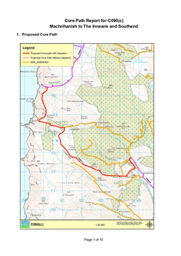 Machrihanish to the Inneans and Southend