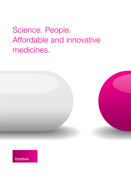 Science. People. Affordable and Innovative Medicines