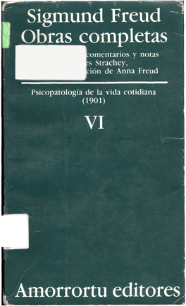 Sigmund Freud Amorrortu Editores