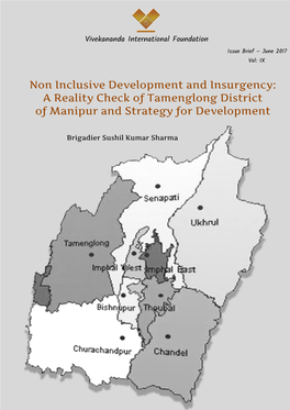 A Reality Check of Tamenglong District of Manipur and Strategy for Development