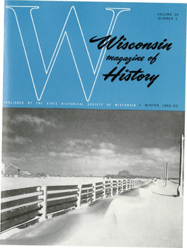 Volume 36 Number 2 Winter, 1952-53