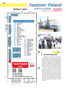 Fastener Poland 2019