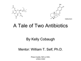 A Tale of Two Antibiotics