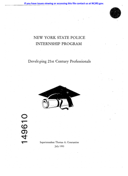 New York State Police Internship Program