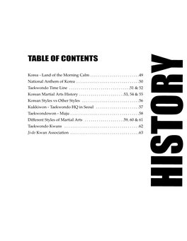 Table of Contents