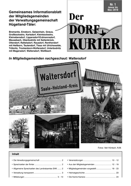 Dorfkurier Nr 1 2019.Pdf