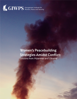 Women's Peacebuilding Strategies Amidst Conflict