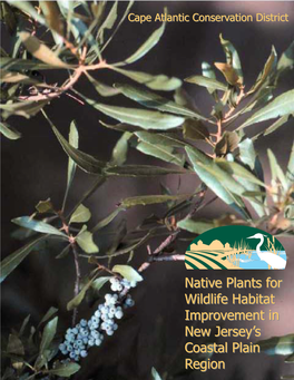 Native Plants for Wildlife Habitat Improvement in New Jersey's Coastal Plain