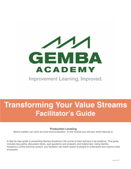 Facilitator's Guide