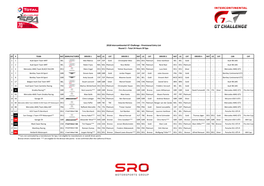 2018 IGTC Spa 24H Provisional Entry List.Xlsx