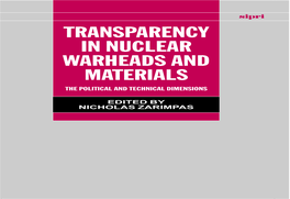 Transparency in Nuclear Warheads and Materials