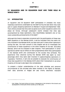 Chapter 2 31 Squadron and 34 Squadron Saaf and Their