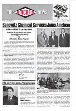 Amchem News Vol 24 No 1 Jan-Feb-Mar 1981