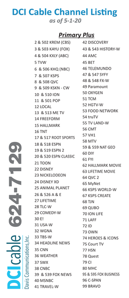 Channel Guide