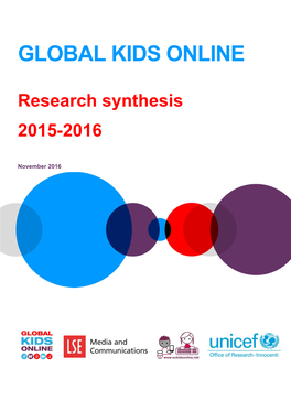 Research Synthesis 2015-2016