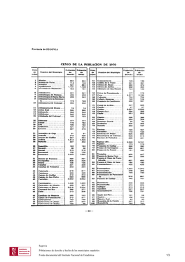 Segovia Poblaciones De Derecho Y Hecho De Los Municipios Españoles Fondo Documental Del Instituto Nacional De Estadística 1/3