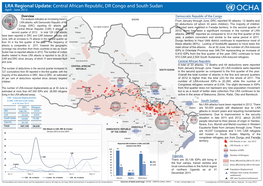 Central African Republic, DR Congo and South Sudan April - June 2012