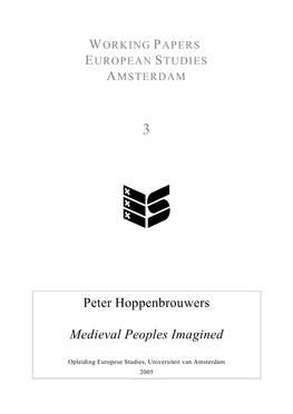 Peter Hoppenbrouwers Medieval Peoples Imagined