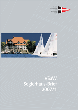 Vsaw Seglerhaus-Brief 2007/1