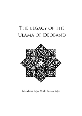 The Legacy of the Ulama of Deoband