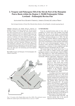 Neogene and Palaeogene Fill of the Slovak Part of the Dunajská Panva Basin Within the Region 1: 50,000 Podunajská Nížina Lowland – Podunajská Rovina Flat