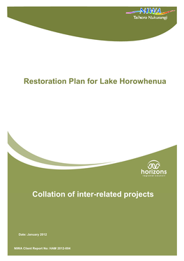 Restoration Plan for Lake Horowhenua