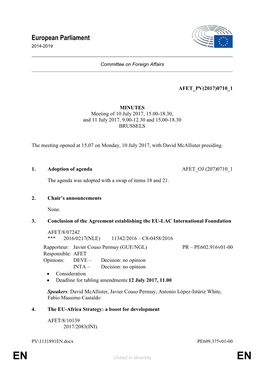 (2017/2027(INI)) Rapporteur: Javi López (S&D) - Final Vote on the Draft Report