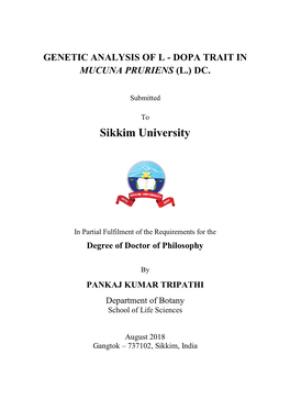 Sikkim University