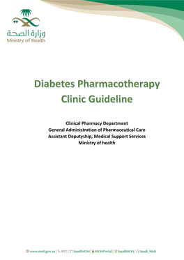 Diabetes Pharmacotherapy Clinic Guideline