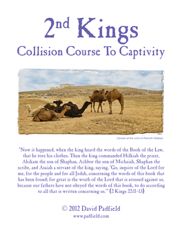 Bible Class Book on Second Kings