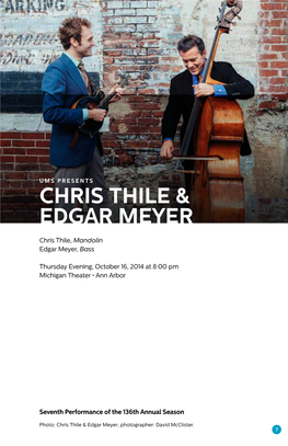 Chris Thile & Edgar Meyer