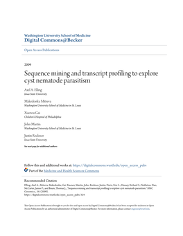 Sequence Mining and Transcript Profiling to Explore Cyst Nematode Parasitism Axel A