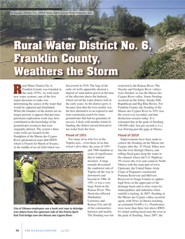 Rural Water District No. 6, Franklin County, Weathers the Storm