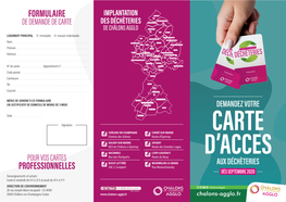 Formulaire De Demande De Carte D'accès