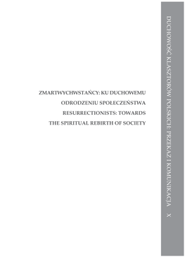 Ku Duchowemu Odrodzeniu Społeczeństwa
