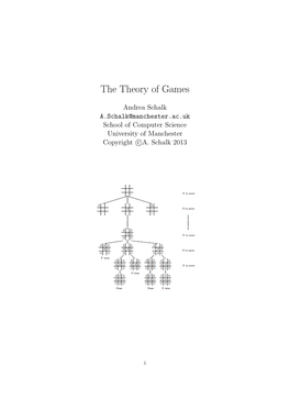 The Theory of Games