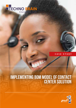 Implementing Bom Model of Contact Center Solution Implementing Bom Model of Contact Center Solution