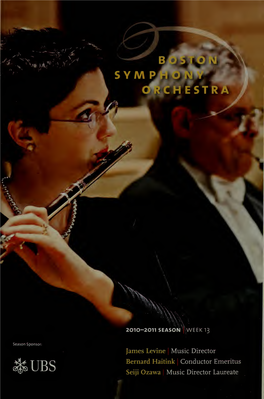 Boston Symphony Orchestra Concert Programs, Season 130, 2010-2011