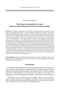 Between Ethnic Bosniak and Civic Croatian Identity