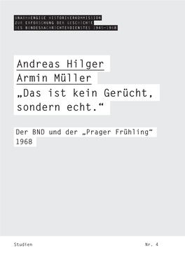 Prager Frühling“ 1968