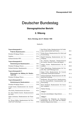 Wahl Des Bundeskanzlers