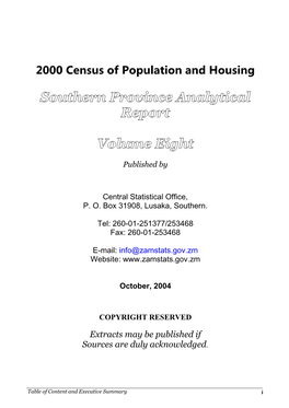 2000 Census of Population and Housing