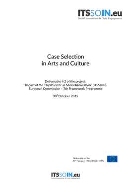 Case Selection in Arts and Culture