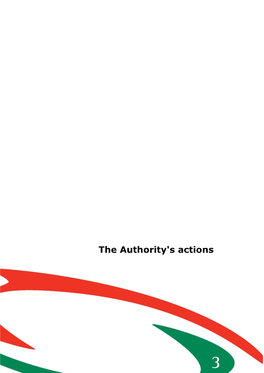 3. 4. 5. 6. 7. 8. 9. the Authority's Actions