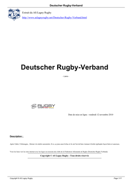 Deutscher Rugby-Verband