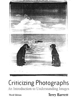 Criticizing Photographs: an Introduction to Understanding Images