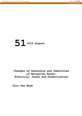 512015 August Changes of Ownership and Identities Of