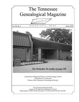 The Tennessee Genealogical Magazine